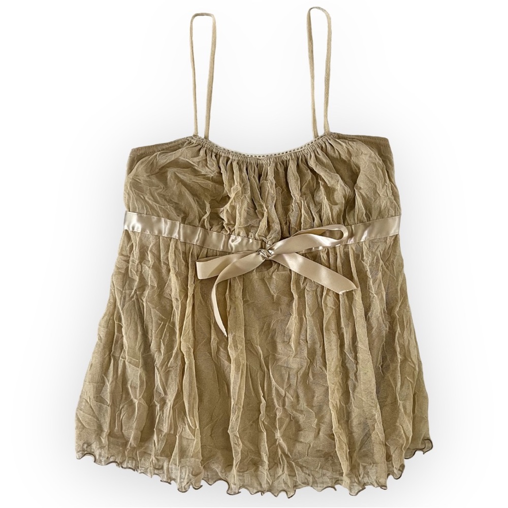 SOLD Vintage 90’s Babydoll Tank Top - Picture 1 of 10